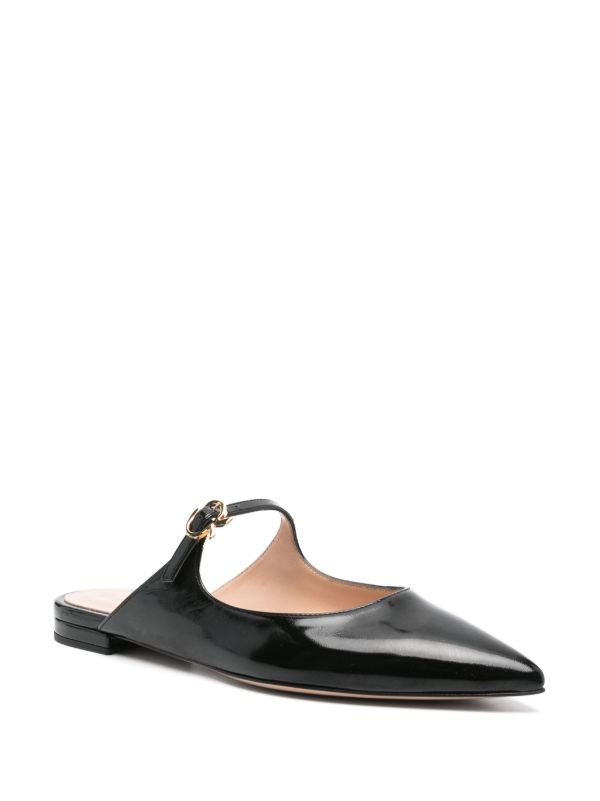 Browns Gianvito Rossi Patent-leather Mules | Browns Mules