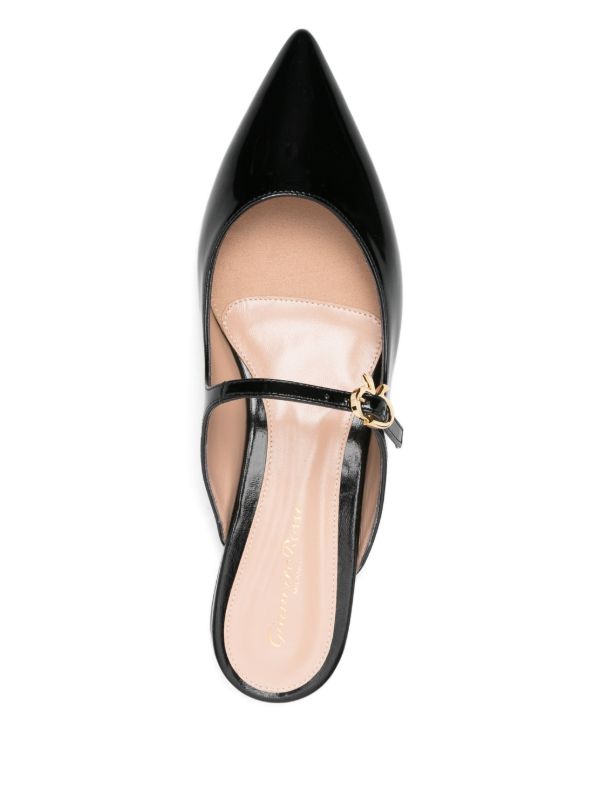 Browns Gianvito Rossi Patent-leather Mules | Browns Mules