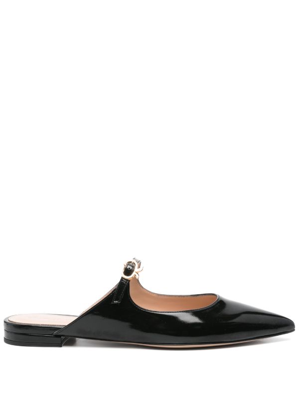 browns Gianvito Rossi patent-leather mules | Browns Mules
