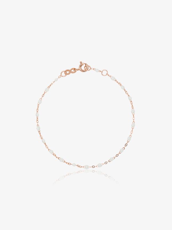 Browns Gigi Clozeau 18K Rose Gold 17 CM Beaded Bracelet | Browns Fine Bracelets
