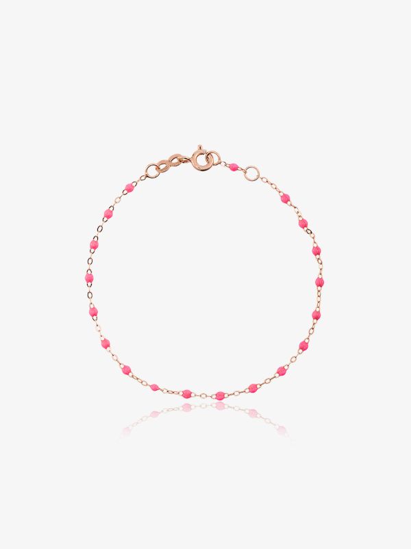 browns Gigi Clozeau 18K rose gold 17 CM beaded bracelet | Browns Fine Bracelets