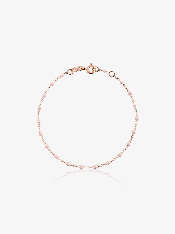 browns Gigi Clozeau 18K rose gold 17 CM beaded bracelet | Browns Fine Bracelets