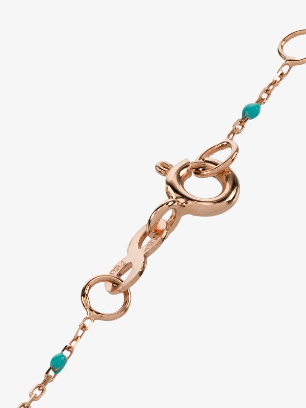 Browns Gigi Clozeau 18K Rose Gold 17 CM Beaded Diamond Bracelet | Browns Fine Bracelets