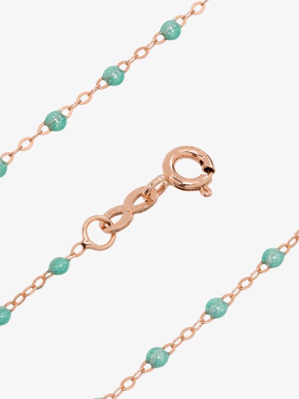 Browns Gigi Clozeau 18K Rose Gold 42 CM Beaded Necklace | Browns Fine Necklaces