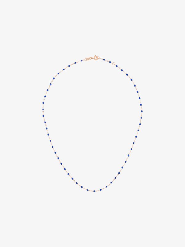 browns Gigi Clozeau 18K Rose gold 42 CM beaded necklace | Browns Fine Bracelets