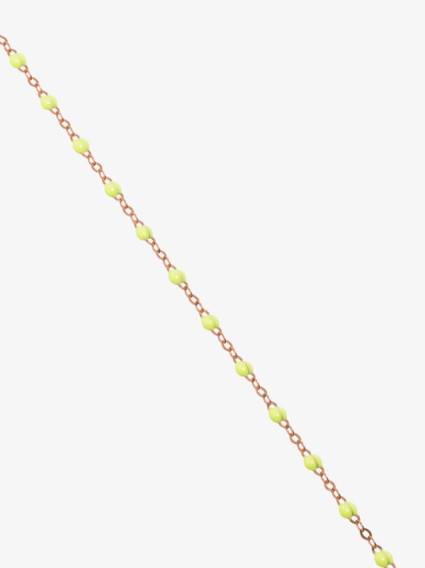 Browns Gigi Clozeau 18K Rose Gold And Yellow Beaded Necklace | Browns Fine Necklaces