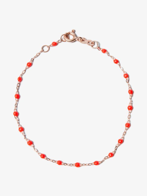 browns Gigi Clozeau 18K Rose Gold Classic Gigi 17 CM Beaded Bracelet | Browns Fine Bracelets