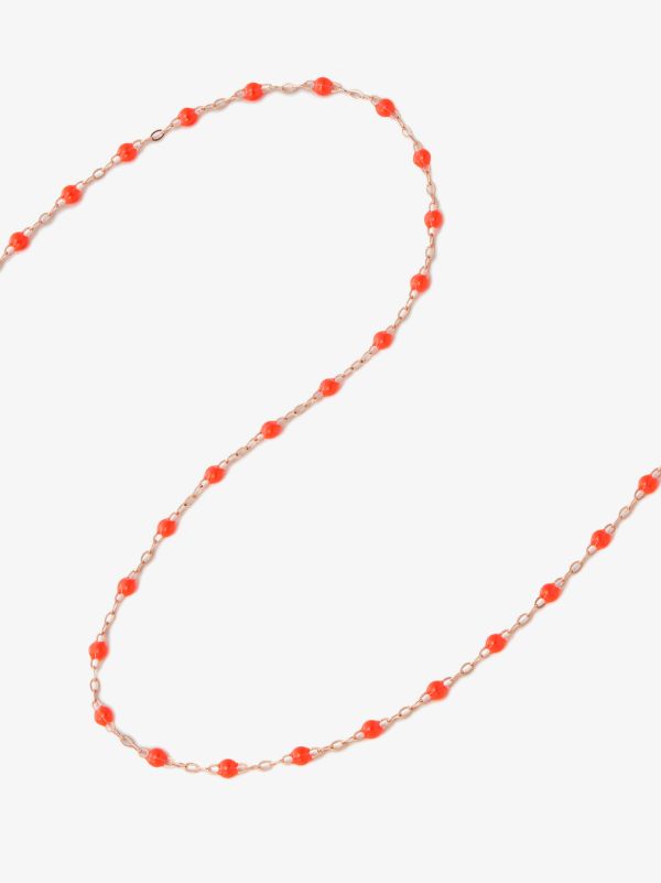 Browns Gigi Clozeau 18K Rose Gold Classic Gigi 42 CM Beaded Necklace | Browns Fine Necklaces