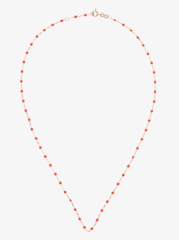 browns Gigi Clozeau 18K Rose Gold Classic Gigi 42 CM Beaded Necklace | Browns Fine Necklaces