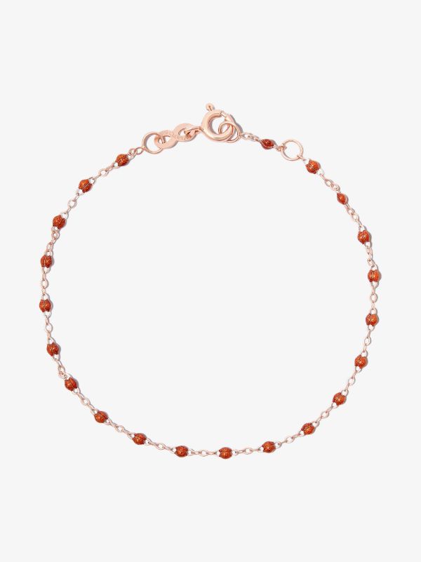 browns Gigi Clozeau 18K rose gold Classic Gigi Fauve beaded bracelet | Browns Fine Bracelets