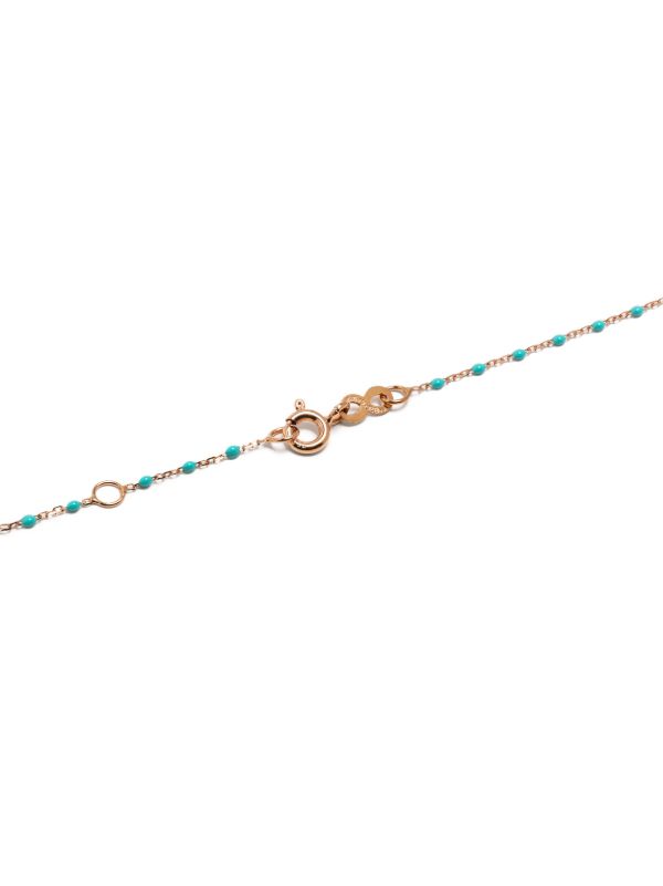 Browns Gigi Clozeau 18K Rose Gold Mini Gigi Diamond Necklace | Browns Fine Necklaces