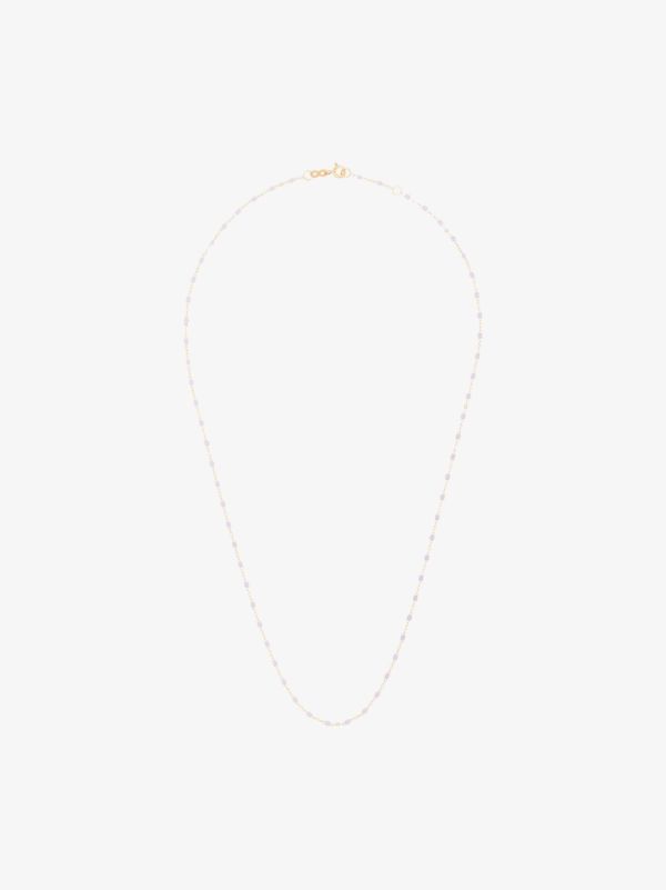 browns Gigi Clozeau 18K yellow gold 50 CM beaded necklace | Browns Fine Necklaces
