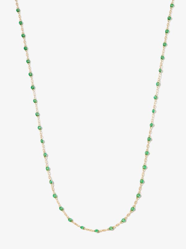browns Gigi Clozeau 18K yellow gold Classic beaded necklace | Browns Fine Necklaces