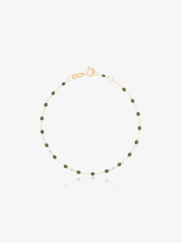 browns Gigi Clozeau 18K yellow gold Classic Gigi 17 CM beaded bracelet | Browns Fine Bracelets