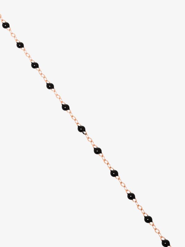 Browns Gigi Clozeau 18kt Rose Gold 86cm Beaded Necklace | Browns Fine Necklaces