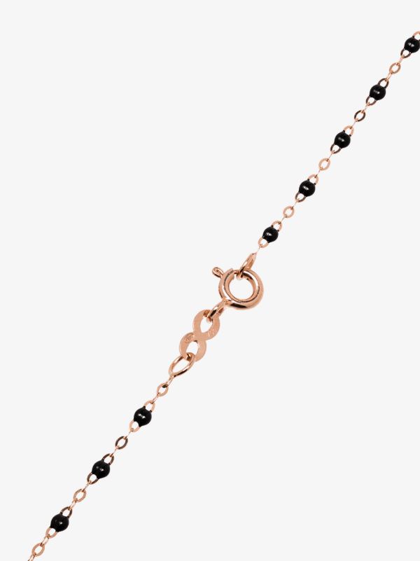 Browns Gigi Clozeau 18kt Rose Gold 86cm Beaded Necklace | Browns Fine Necklaces
