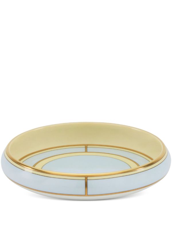 browns GINORI 1735 Blue Diva Porcelain Round Tray | Browns Decorative Trays & Plates