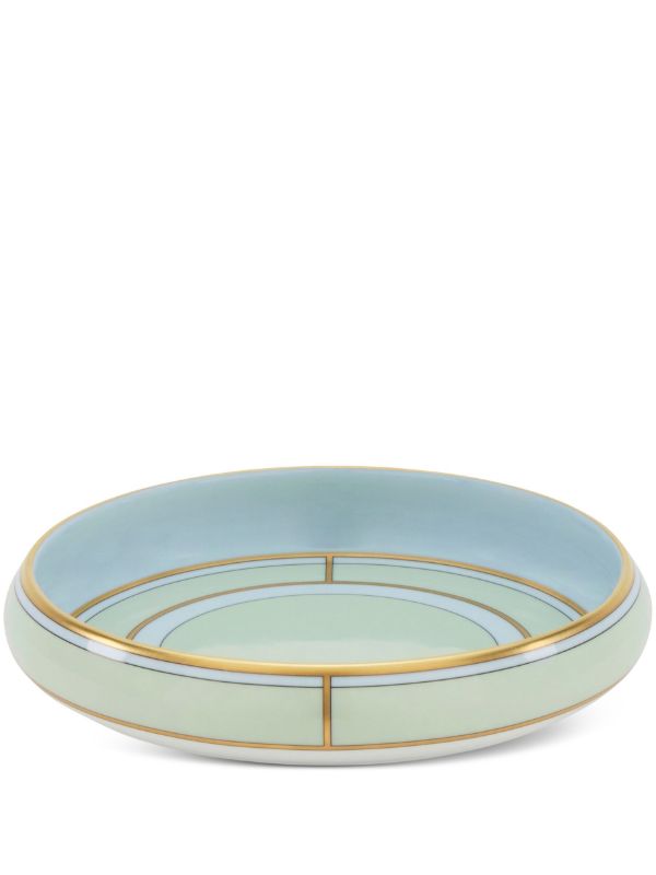 browns GINORI 1735 Blue Diva Porcelain Round Tray | Browns Decorative Trays & Plates