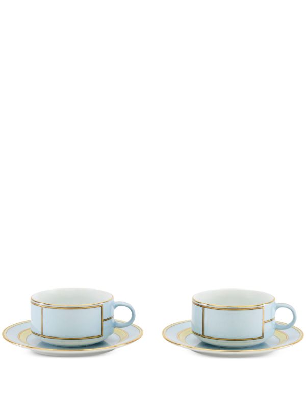 browns GINORI 1735 Blue Diva Porcelain Tea Set | Browns Cups & Tea Sets