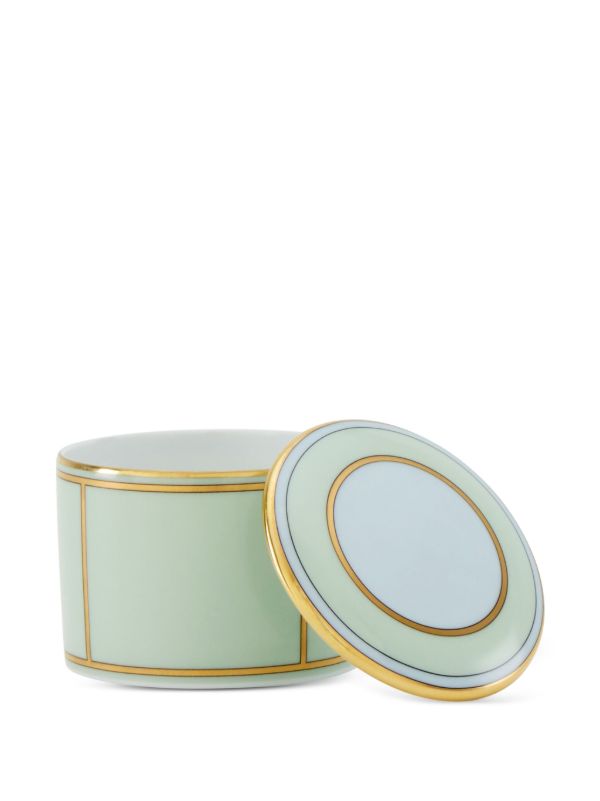 Browns GINORI 1735 Green Diva Porcelain Box | Browns Decorative Objects