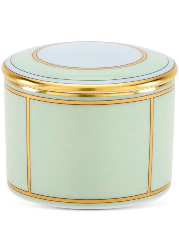browns GINORI 1735 Green Diva Porcelain Box | Browns Decorative Objects