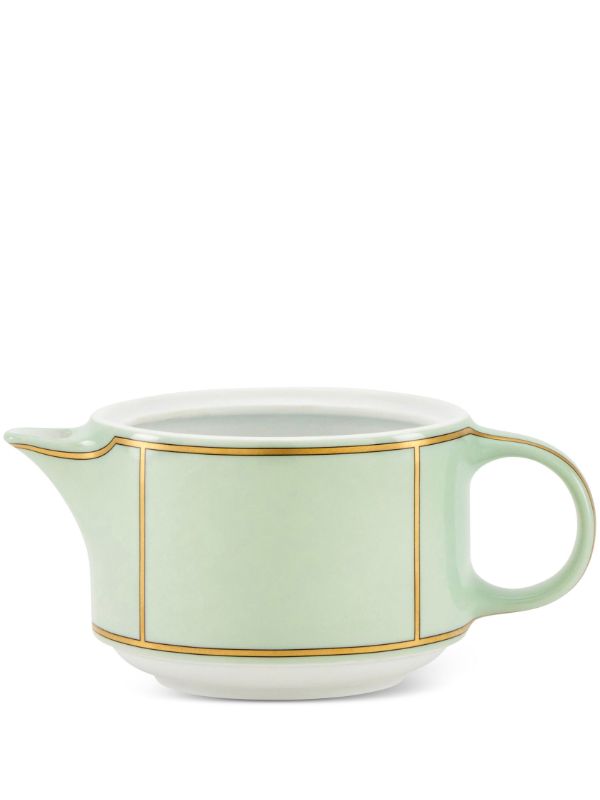 browns GINORI 1735 Green Diva Porcelain Milk Pitcher | Browns Cups & Tea Sets