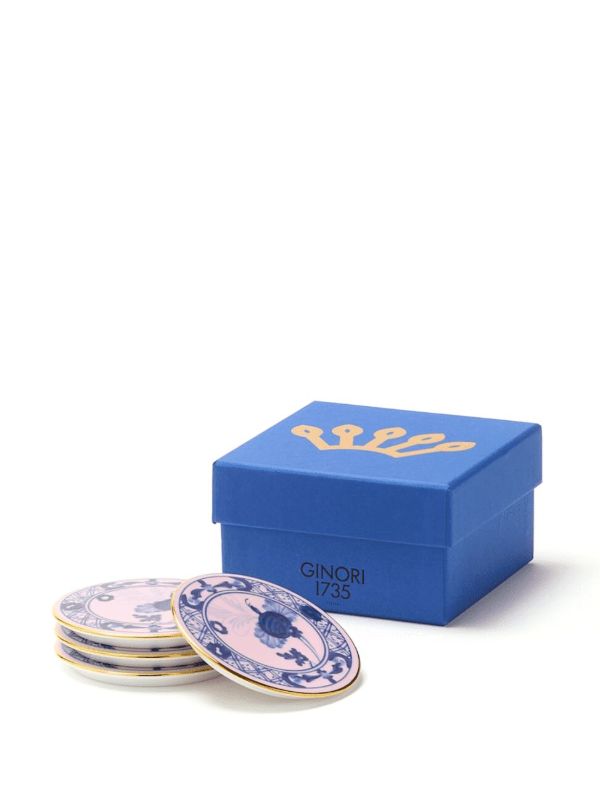 Browns GINORI 1735 Oriente Italiano Coaster (Set Of Four) | Browns Plates & Bowls