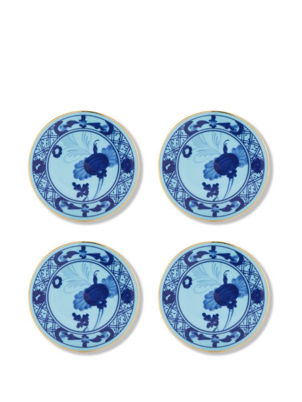 Browns GINORI 1735 Oriente Italiano Coasters (set Of Four) | Browns Plates & Bowls