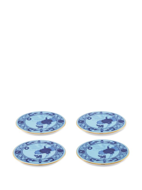 Browns GINORI 1735 Oriente Italiano Coasters (set Of Four) | Browns Plates & Bowls