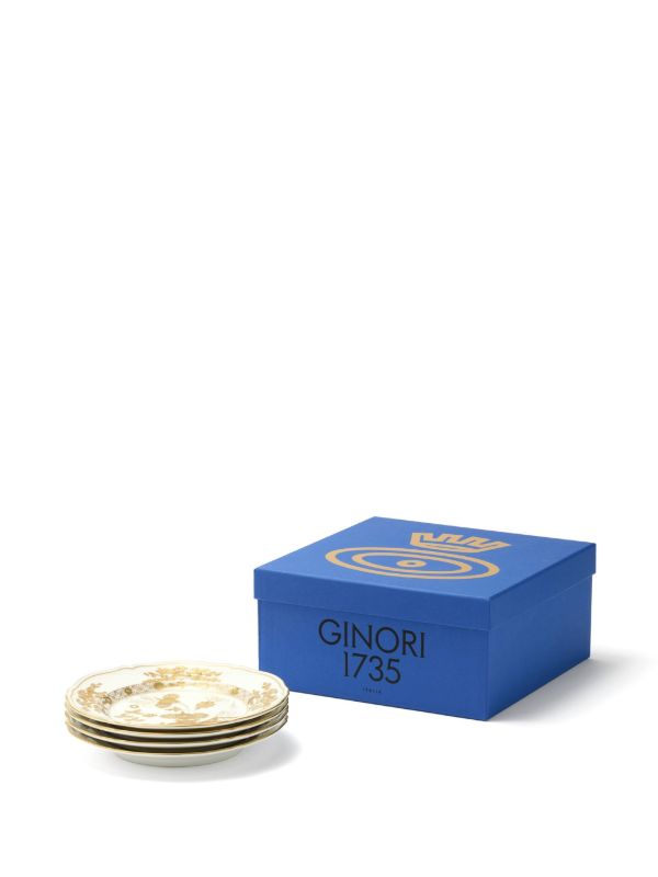 Browns GINORI 1735 Oriente Italiano Dessert Plate (Set Of Four) | Browns Plates & Bowls