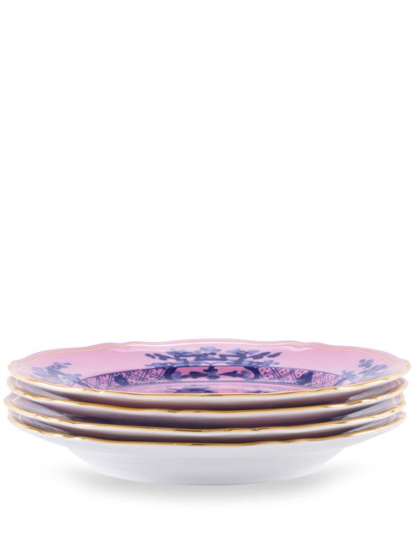 browns GINORI 1735 Oriente Italiano plates (set of four) | Browns Plates & Bowls
