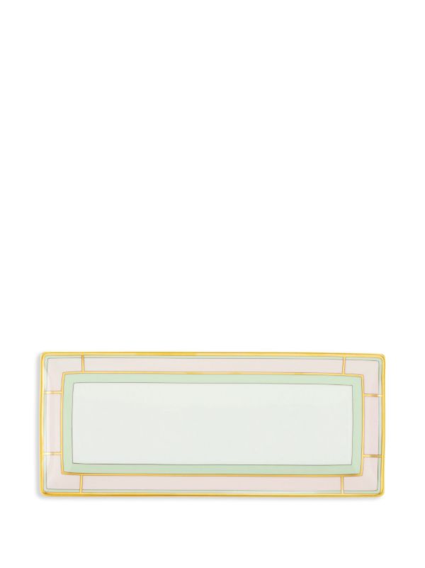 Browns GINORI 1735 Pink Diva Porcelain Rectangular Tray | Browns Decorative Trays & Plates