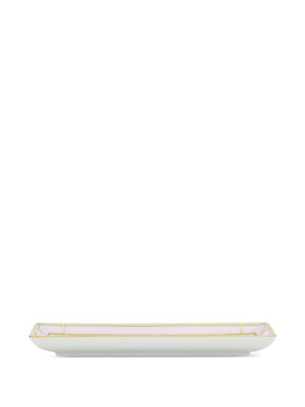 Browns GINORI 1735 Pink Diva Porcelain Rectangular Tray | Browns Decorative Trays & Plates