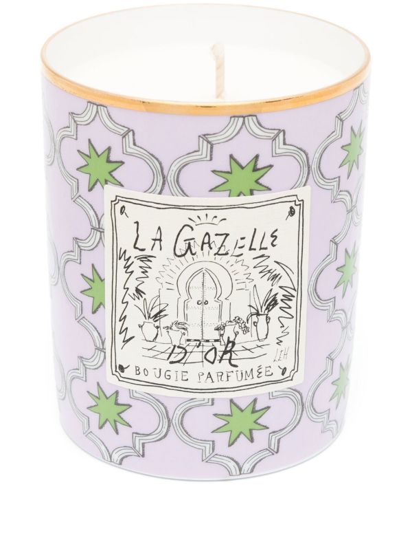 browns GINORI 1735 Purple Profumi Luchino La Gazelle d'Or candle | Browns Candles