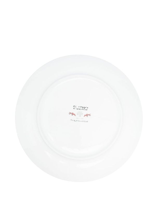 Browns GINORI 1735 X Luke Edward Hall Green Il Viaggio Di Nettuno Porcelain Charger Plate | Browns Plates & Bowls