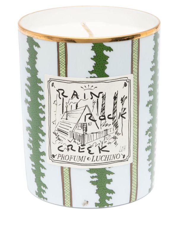 browns GINORI 1735 X Luke Edward Hall Green Rain Rock Creek Candle | Browns Candles