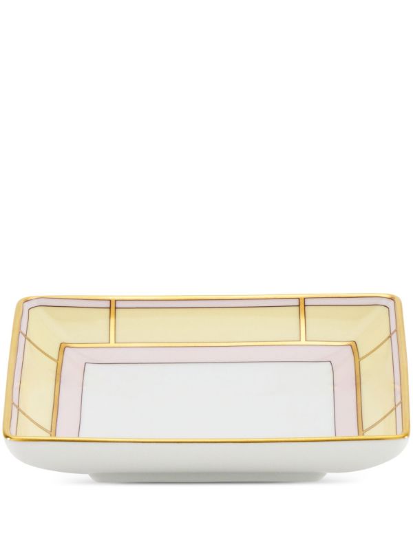 browns GINORI 1735 Yellow Diva Porcelain Square Tray | Browns Decorative Trays & Plates