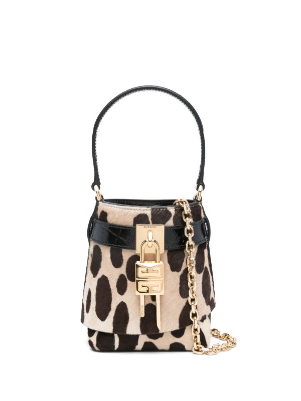 browns Givenchy Black Shark Lock Bucket Bag | Browns Bucket Bags