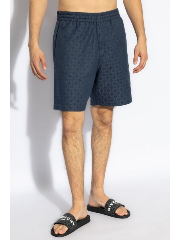 Browns Givenchy Monogram-Pattern Bermuda Shorts | Browns Bermuda Shorts