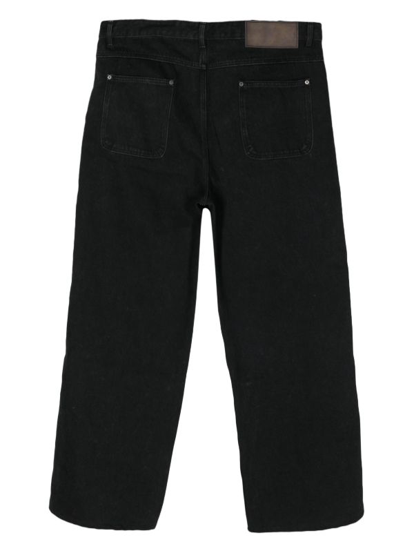Browns Glass Cypress Black Reconstructed Loose Jeans | Browns Relaxed-Fit Jeans