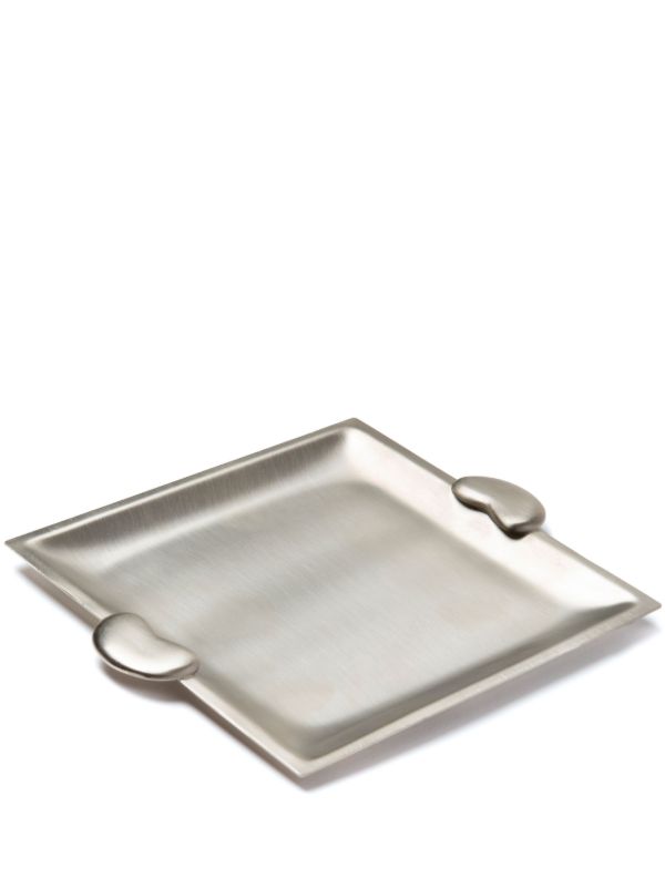 browns Gohar World Bean Square Tray | Browns Decorative Trays & Plates