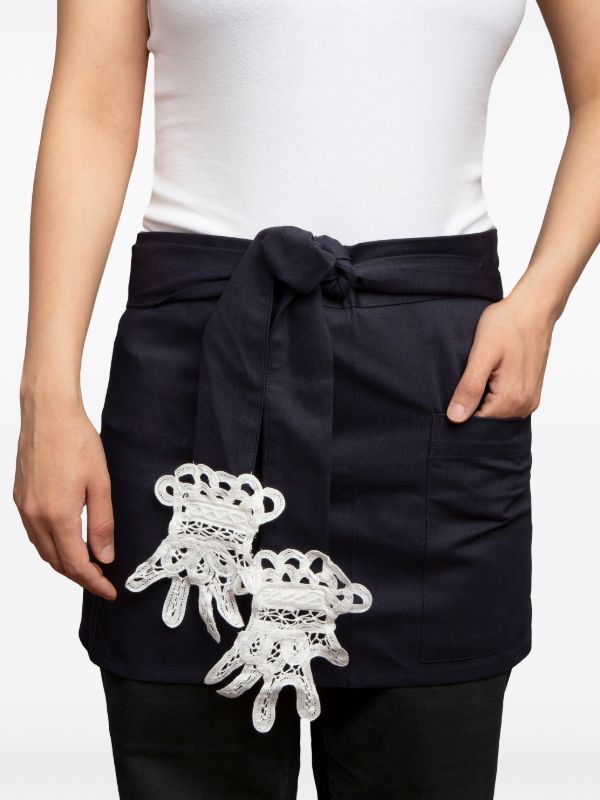 Browns Gohar World Mini Lace Hands Apron | Browns Table Linen