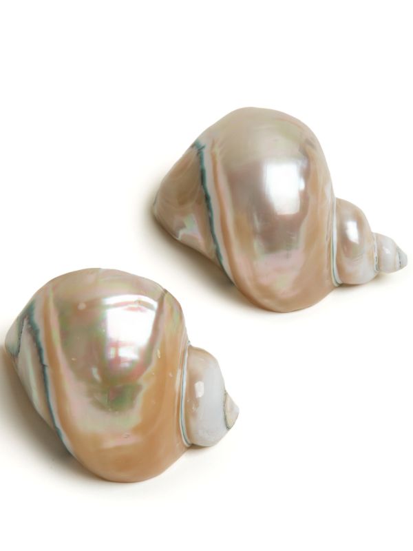 browns Gohar World Shell Napkin Rings (Set of Two) | Browns Table Linen