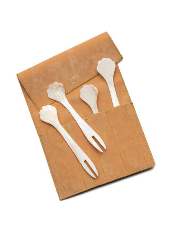 Browns Gohar World Shell-shaped Pickers | Browns Cutlery