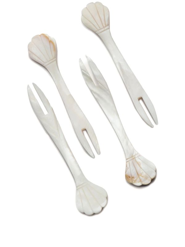 browns Gohar World shell-shaped pickers | Browns Cutlery