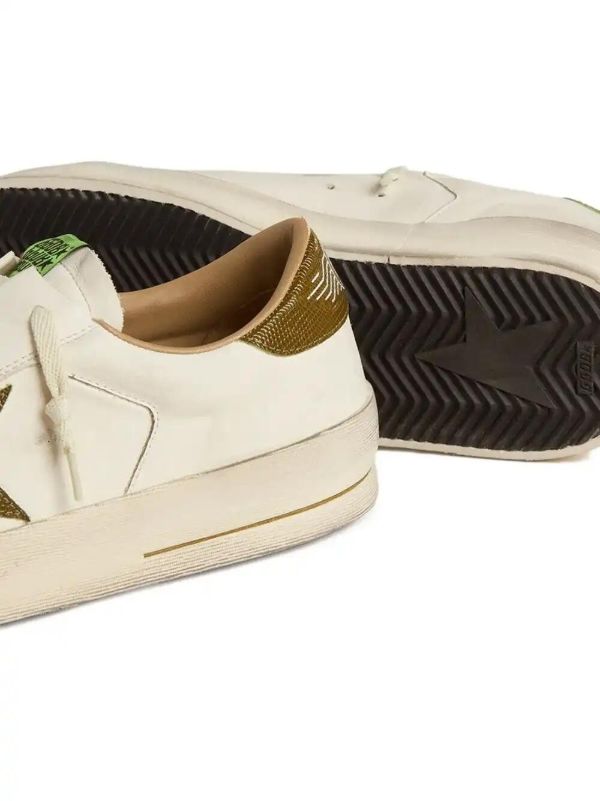 Browns Golden Goose Stardan Star-patch Leather Sneakers | Browns Low-Tops