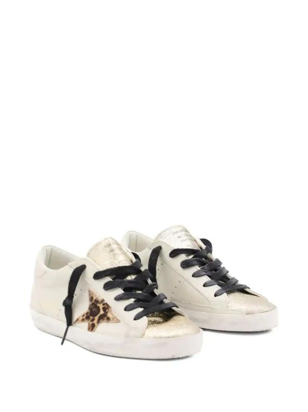 Browns Golden Goose Super-Star Glittered Sneakers | Browns Sneakers