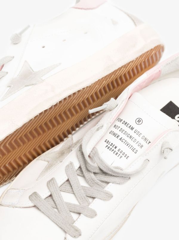 Browns Golden Goose White Super-Star Leather Sneakers | Browns Sneakers