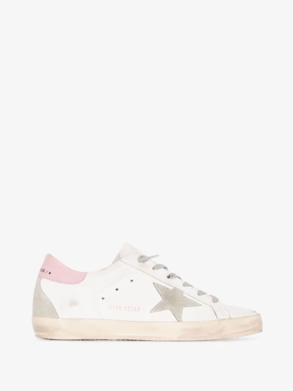 browns Golden Goose white Super-Star leather sneakers | Browns Sneakers