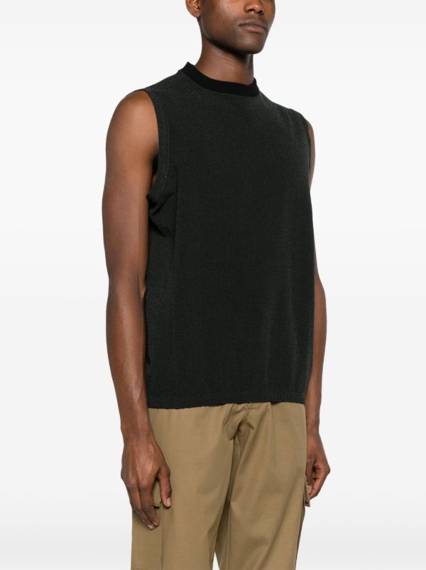 Browns GR10K Black IBQ Factory Cotton Vest | Browns Vests & Tank Tops